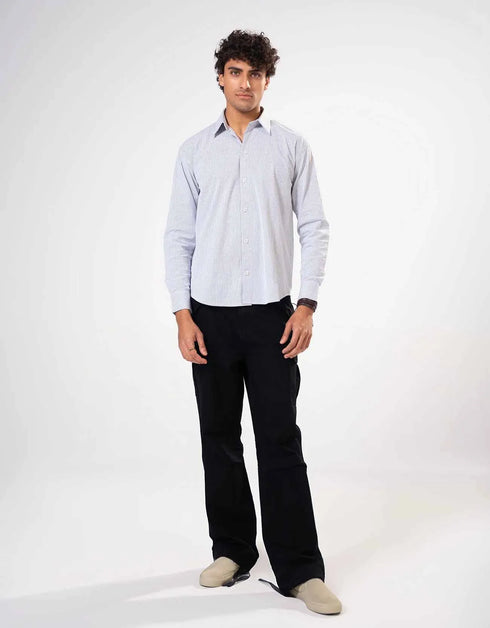 STRIPED SEM-FORMAL SHIRT